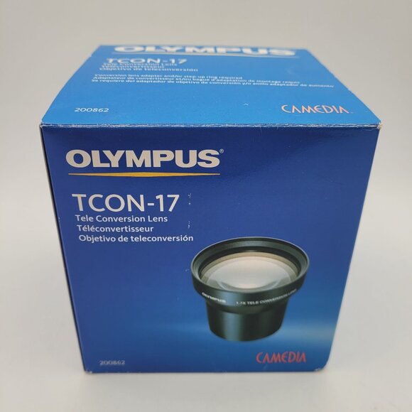 NOS Olympus TCON-17 1.7X Telephoto Conversion 200862 Lens 55mm for C-5050 C-4000 - Picture 2 of 11